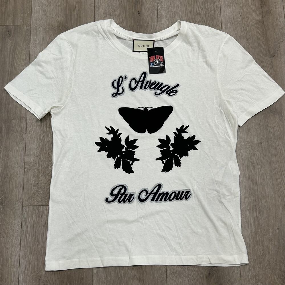 Gucci L'Aveugle Par Amour Tee T Shirt size XL SF